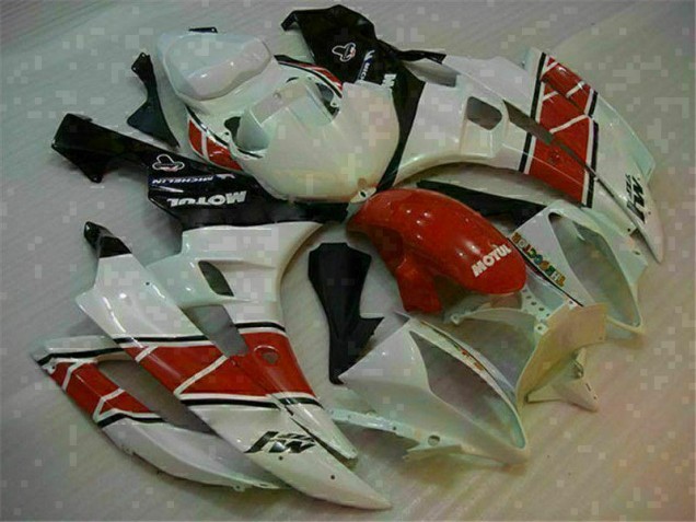 2006-2007 Red White Yamaha YZF R6 Replacement Fairings UK Stores 2006-2007 Red White Yamaha YZF R6 Replacement Fairings UK Stores