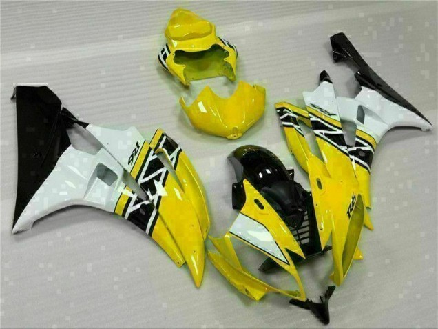 2006-2007 Yellow White Black Yamaha YZF R6 Motorcylce Fairings UK Stores 2006-2007 Yellow White Black Yamaha YZF R6 Motorcylce Fairings UK Stores