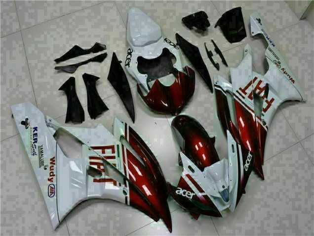 2006-2007 Brown White Yamaha YZF R6 Motorcycle Fairing Kit UK Stores 2006-2007 Brown White Yamaha YZF R6 Motorcycle Fairing Kit UK Stores