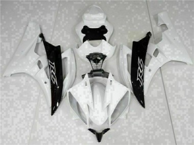 2006-2007 White Black Yamaha YZF R6 Bike Fairings UK Stores