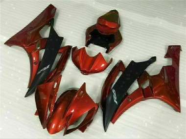 2006-2007 Red Yamaha YZF R6 Replacement Motorcycle Fairings UK Stores