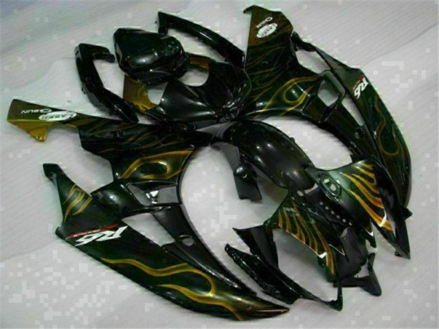 2006-2007 Black Yamaha YZF R6 Bike Fairing Kit UK Stores 2006-2007 Black Yamaha YZF R6 Bike Fairing Kit UK Stores