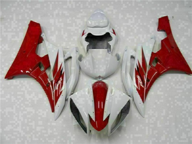 2006-2007 Red White Yamaha YZF R6 Motorcycle Bodywork UK Stores 2006-2007 Red White Yamaha YZF R6 Motorcycle Bodywork UK Stores