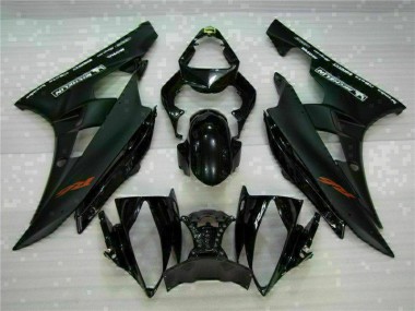 2006-2007 Black Yamaha YZF R6 Motorbike Fairing Kits UK Stores