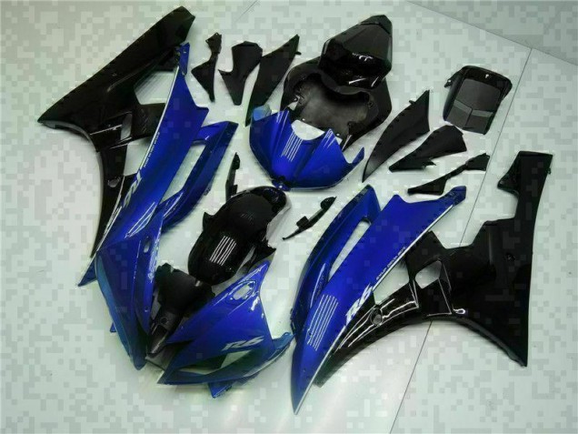 2006-2007 Blue Black Yamaha YZF R6 Motorcycle Replacement Fairings UK Stores 2006-2007 Blue Black Yamaha YZF R6 Motorcycle Replacement Fairings UK Stores