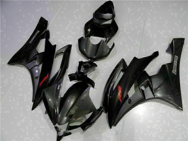 2006-2007 Grey Black Yamaha YZF R6 Motorcycle Bodywork UK Stores 2006-2007 Grey Black Yamaha YZF R6 Motorcycle Bodywork UK Stores