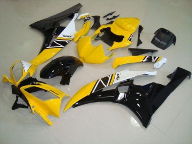 2006-2007 Yellow Yamaha YZF R6 Motorbike Fairings UK Stores