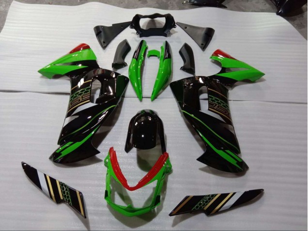 2006-2008 Green Black Kawasaki EX650 Bike Fairings UK Stores 2006-2008 Green Black Kawasaki EX650 Bike Fairings UK Stores