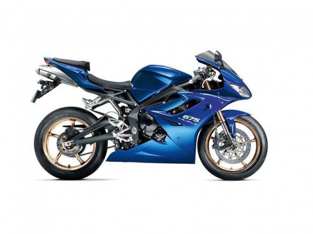 2006-2008 Blue Triumph Daytona 675 Triple Motorcycle Fairing Kits UK Stores 2006-2008 Blue Triumph Daytona 675 Triple Motorcycle Fairing Kits UK Stores