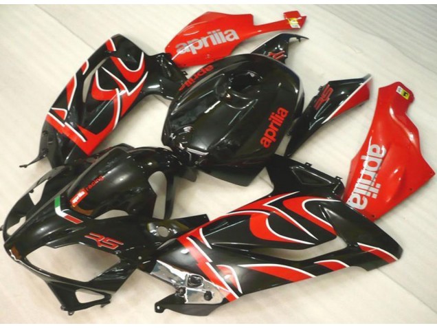 2006-2011 Black Red Aprilia RS125 Motorcylce Fairings UK Stores 2006-2011 Black Red Aprilia RS125 Motorcylce Fairings UK Stores