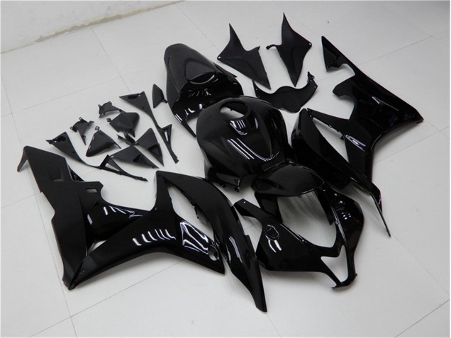 2007-2008 Glossy Black Honda CBR600RR Bike Fairings UK Stores 2007-2008 Glossy Black Honda CBR600RR Bike Fairings UK Stores