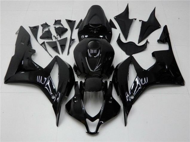 2007-2008 Glossy Black Honda CBR600RR Bike Fairings UK Stores 2007-2008 Glossy Black Honda CBR600RR Bike Fairings UK Stores