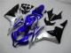 2007-2008 Blue Silver Black Honda CBR600RR Replacement Motorcycle Fairings UK Stores