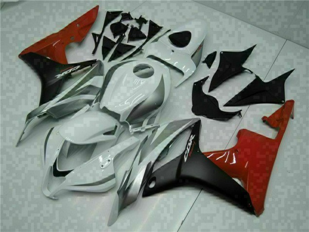 2007-2008 White Black Red Honda CBR600RR Bike Fairings UK Stores 2007-2008 White Black Red Honda CBR600RR Bike Fairings UK Stores