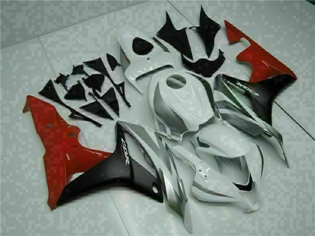2007-2008 White Black Red Honda CBR600RR Bike Fairings UK Stores 2007-2008 White Black Red Honda CBR600RR Bike Fairings UK Stores