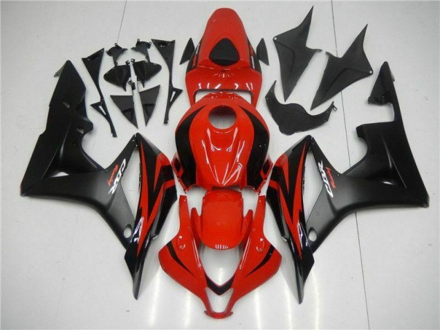 2007-2008 Black Red Honda CBR600RR Motor Bike Fairings UK Stores 2007-2008 Black Red Honda CBR600RR Motor Bike Fairings UK Stores
