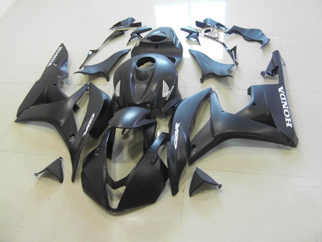 2007-2008 Matte Black Race Version Honda CBR600RR Motorbike Fairing Kits UK Stores