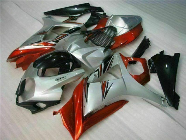 2007-2008 Brown Silver Suzuki GSXR 1000 K7 Motorbike Fairings UK Stores 2007-2008 Brown Silver Suzuki GSXR 1000 K7 Motorbike Fairings UK Stores
