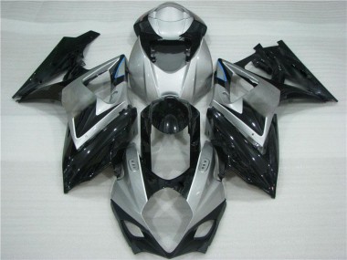2007-2008 Grey Black Suzuki GSXR 1000 K7 Motorcycle Fairing Kit UK Stores