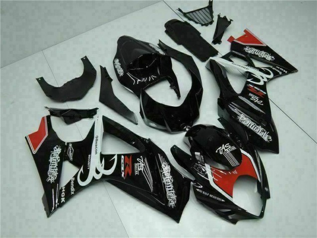 2007-2008 Black Suzuki GSXR 1000 K7 Bike Fairing UK Stores 2007-2008 Black Suzuki GSXR 1000 K7 Bike Fairing UK Stores