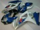 2007-2008 Blue White Suzuki GSXR 1000 K7 Bike Fairings UK Stores 2007-2008 Blue White Suzuki GSXR 1000 K7 Bike Fairings UK Stores