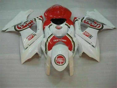 2007-2008 Red White Suzuki GSXR 1000 K7 Motor Bike Fairings UK Stores