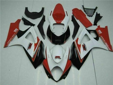 2007-2008 Red White Suzuki GSXR 1000 K7 Motorcycle Bodywork UK Stores