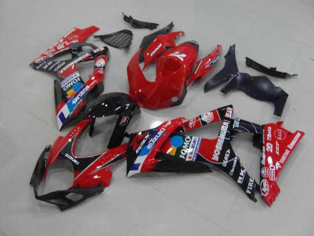 2007-2008 Red Suzuki GSXR 1000 K7 Motorcycle Fairing UK Stores 2007-2008 Red Suzuki GSXR 1000 K7 Motorcycle Fairing UK Stores