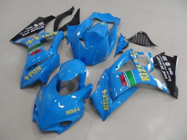 2007-2008 Blue Rizla Race Suzuki GSXR 1000 K7 Motor Bike Fairings UK Stores