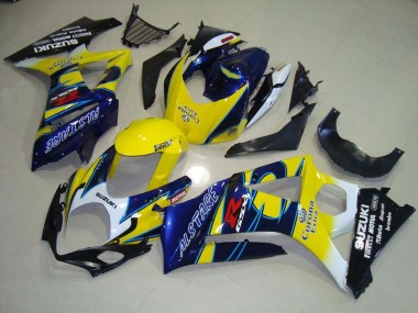 2007-2008 Yellow Corona Suzuki GSXR 1000 K7 Bike Fairing Kit UK Stores