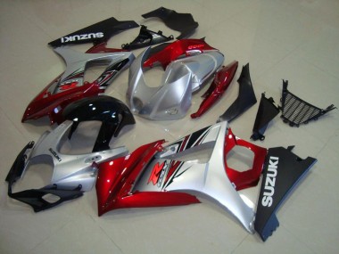 2007-2008 Red Black Silver Suzuki GSXR 1000 K7 Motorcycle Replacement Fairings UK Stores