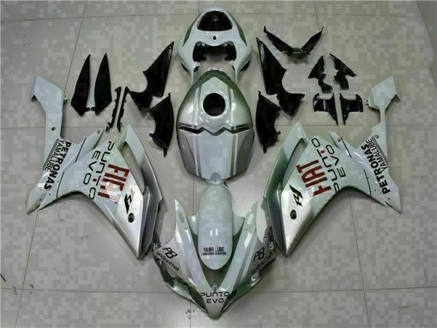 2007-2008 White Yamaha YZF R1 Motorcycle Fairings Kits UK Stores 2007-2008 White Yamaha YZF R1 Motorcycle Fairings Kits UK Stores