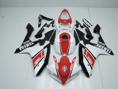 2007-2008 Factory Red White Yamaha YZF R1 Motorbike Fairing UK Stores