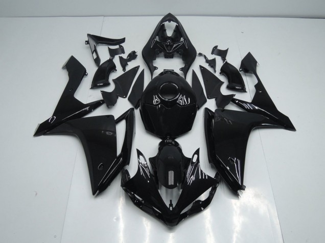 2007-2008 Glossy Black Yamaha YZF R1 Motorcycle Fairing Kit UK Stores 2007-2008 Glossy Black Yamaha YZF R1 Motorcycle Fairing Kit UK Stores