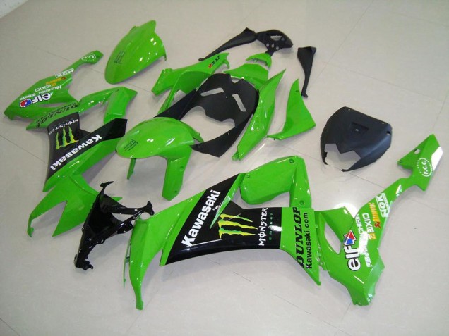 2008-2010 Green Monster Kawasaki ZX10R Motor Bike Fairings UK Stores 2008-2010 Green Monster Kawasaki ZX10R Motor Bike Fairings UK Stores