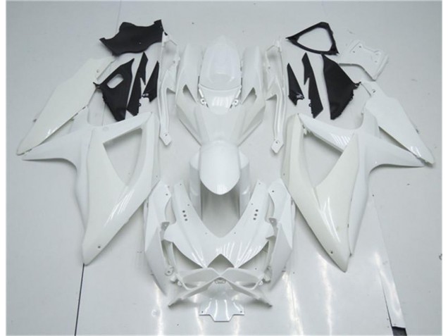 2008-2010 White Suzuki GSXR 600/750 Motorcyle Fairings UK Stores 2008-2010 White Suzuki GSXR 600/750 Motorcyle Fairings UK Stores