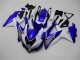 2008-2010 White Blue Suzuki GSXR 600/750 Motorbike Fairings UK Stores