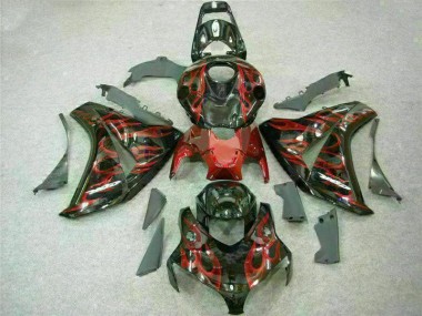 2008-2011 Red Flame Honda CBR1000RR Motorbike Fairing UK Stores