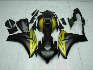 2008-2011 Black Gold Honda CBR1000RR Replacement Motorcycle Fairings UK Stores