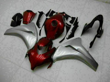 2008-2011 Red Silver Honda CBR1000RR Replacement Motorcycle Fairings UK Stores