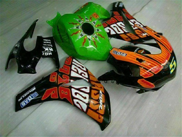 2008-2011 Green Orange Honda CBR1000RR Motorcycle Fairings Kits UK Stores 2008-2011 Green Orange Honda CBR1000RR Motorcycle Fairings Kits UK Stores
