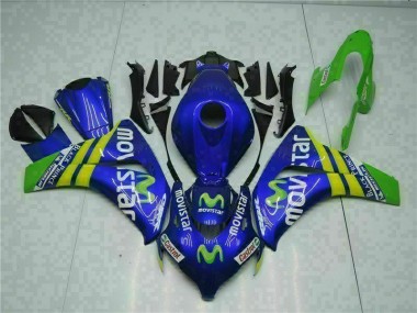 2008-2011 Green Blue Honda CBR1000RR Motorcycle Replacement Fairings UK Stores