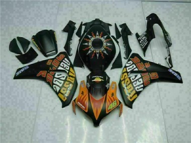 2008-2011 Orange Black Honda CBR1000RR Motorcyle Fairings UK Stores