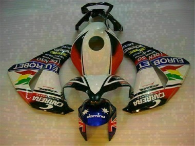 2008-2011 White Blue Honda CBR1000RR Motorcycle Fairing UK Stores