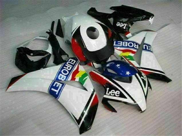2008-2011 White Blue Red Eurobet Lee Honda CBR1000RR Motorcycle Fairing Kit UK Stores 2008-2011 White Blue Red Eurobet Lee Honda CBR1000RR Motorcycle Fairing Kit UK Stores