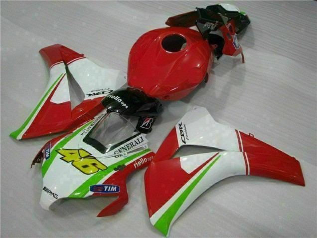 2008-2011 Red White Honda CBR1000RR Bike Fairings UK Stores 2008-2011 Red White Honda CBR1000RR Bike Fairings UK Stores