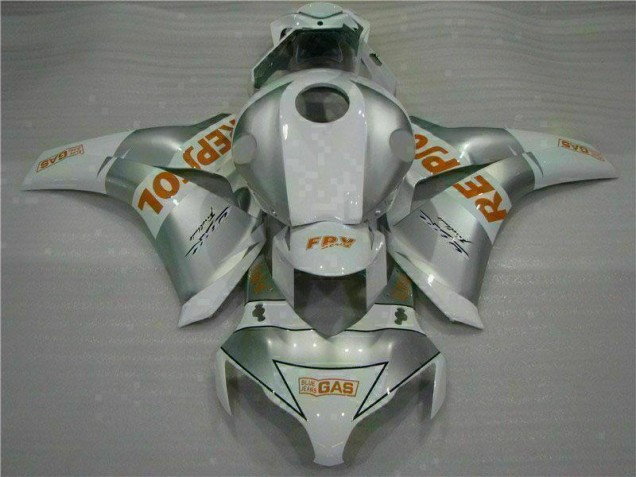 2008-2011 Silver Honda CBR1000RR Motorbike Fairing UK Stores 2008-2011 Silver Honda CBR1000RR Motorbike Fairing UK Stores