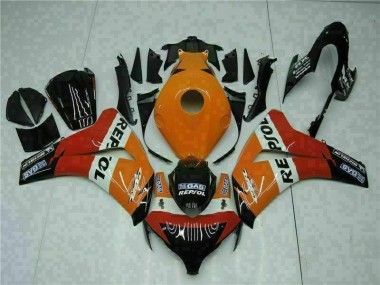 2008-2011 Orange Repsol Honda CBR1000RR Bike Fairing Kit UK Stores