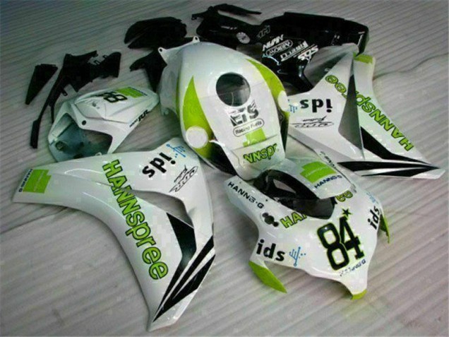 2008-2011 White Green Hannspree 84 Honda CBR1000RR Motorcycle Bodywork UK Stores 2008-2011 White Green Hannspree 84 Honda CBR1000RR Motorcycle Bodywork UK Stores