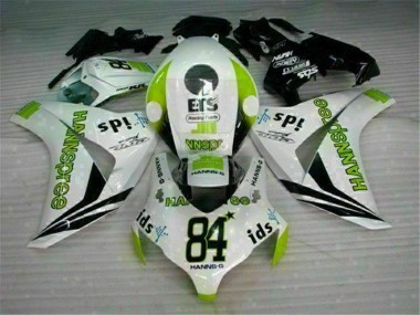 2008-2011 White Green Hannspree 84 Honda CBR1000RR Motorcycle Bodywork UK Stores